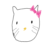 hello kitty drawing by yourcousin in Artbitrator