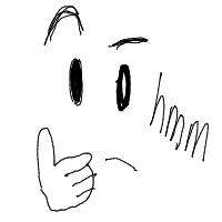 thinking face drawing by yourcousin in Artbitrator