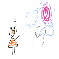 balloon floating away drawing by meet in Artbitrator