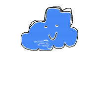 cloud with face drawing by lili in Artbitrator