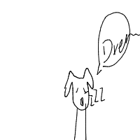 sleepy dog drawing by meumm in Artbitrator