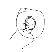 sleeping face drawing by brax in Artbitrator
