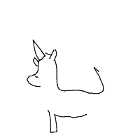 unicorn drawing by 2lag2play in Artbitrator