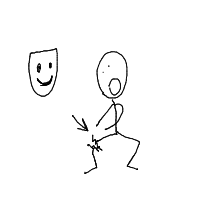 break a leg drawing by 2lag2play in Artbitrator