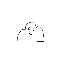 cloud with face drawing by vict0r_ in Artbitrator