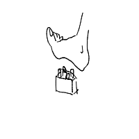 stepping on lego drawing by raccoon24 in Artbitrator