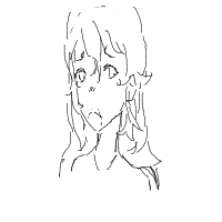 sad face drawing by omely in Artbitrator