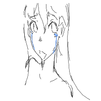 crying drawing by omely in Artbitrator