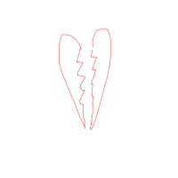 broken heart drawing by omely in Artbitrator