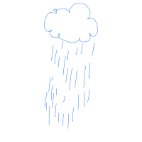 rain cloud drawing by omely in Artbitrator