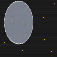 moon smiling drawing by draw2k14 in Artbitrator
