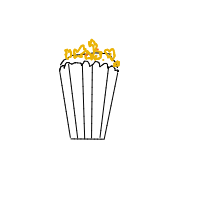 popcorn popping drawing by draw2k14 in Artbitrator