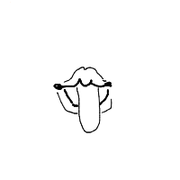 tip of tongue drawing by draw2k14 in Artbitrator