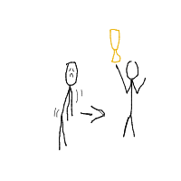 underdog victory drawing by draw2k14 in Artbitrator