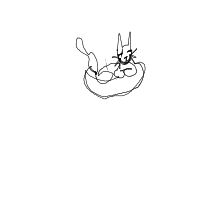 sleeping cat drawing by grey in Artbitrator