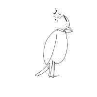 angry bird drawing by grey in Artbitrator