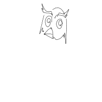 confused owl drawing by grey in Artbitrator