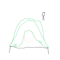 hiding under blanket drawing by razor_lupical in Artbitrator