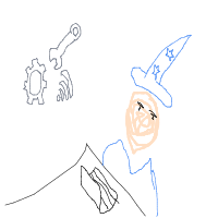 wizard tech support drawing by razor_lupical in Artbitrator