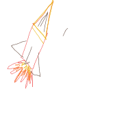 rocket ship drawing by gopni67baba in Artbitrator