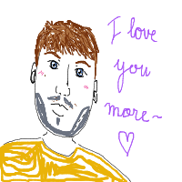 Paint Your Partner drawing by Sara loves Cam in Artbitrator