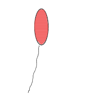 balloon floating away drawing by gef7 in Artbitrator