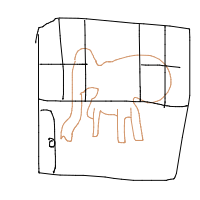 elephant in room drawing by drynut in Artbitrator