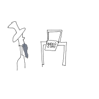 wizard at tech startup drawing by drynut in Artbitrator