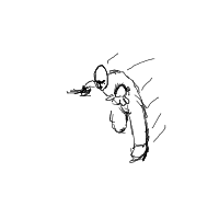 person falling over drawing by mete in Artbitrator