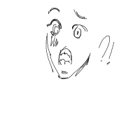 surprised face drawing by dakl in Artbitrator