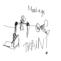 training montage drawing by dakl in Artbitrator