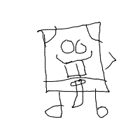 spongebob drawing by turtlewof in Artbitrator