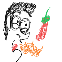spicy food drawing by vgfox in Artbitrator