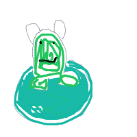 happy frog drawing by anjaandgretchenforever in Artbitrator