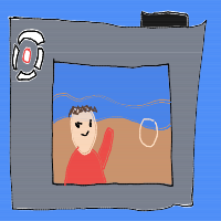 taking photo drawing by edasch in Artbitrator