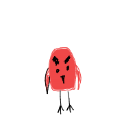 angry bird drawing by uniquegirl in Artbitrator