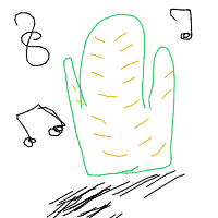 dancing cactus drawing by hana-san in Artbitrator