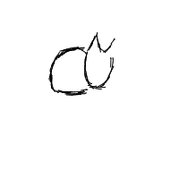 sleeping cat drawing by tytanium in Artbitrator