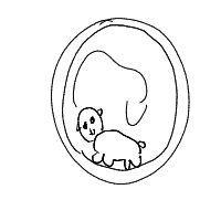 hamster on wheel drawing by wawel122 in Artbitrator