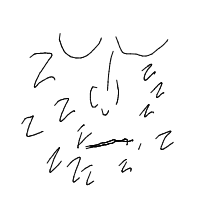 sleeping drawing by wawel122 in Artbitrator