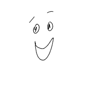 happy face drawing by blueay in Artbitrator