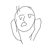 surprised face drawing by anugaming125 in Artbitrator