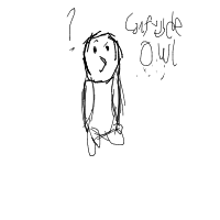 confused owl drawing by tytanium in Artbitrator