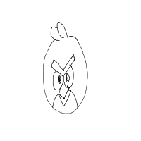 angry bird drawing by power56 in Artbitrator