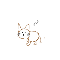 sleeping cat drawing by turtleybananas in Artbitrator