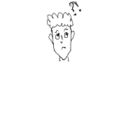 thinking face drawing by shabk in Artbitrator