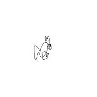 squirrel stealing food drawing by turtleybananas in Artbitrator