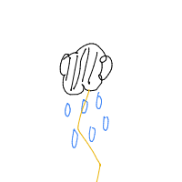 rain cloud drawing by turtleybananas in Artbitrator