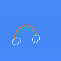 rainbow drawing by turtleybananas in Artbitrator