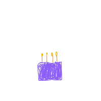 birthday cake drawing by turtleybananas in Artbitrator